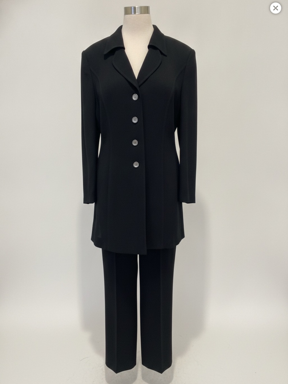 Escada Classic Black Women's Blazer and Trouser Set